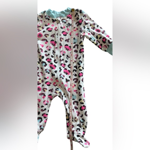Nike & Under Armor Bundle of 2 Zip Up Footed Onsies Baby Pajamas Size 6 Month - Picture 7 of 15